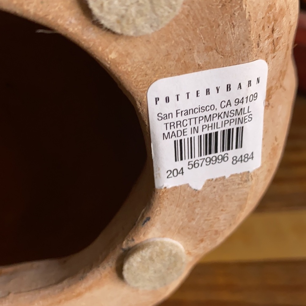 Pottery Barn Terra Cotta Pumpkin - Picture 7 of 12